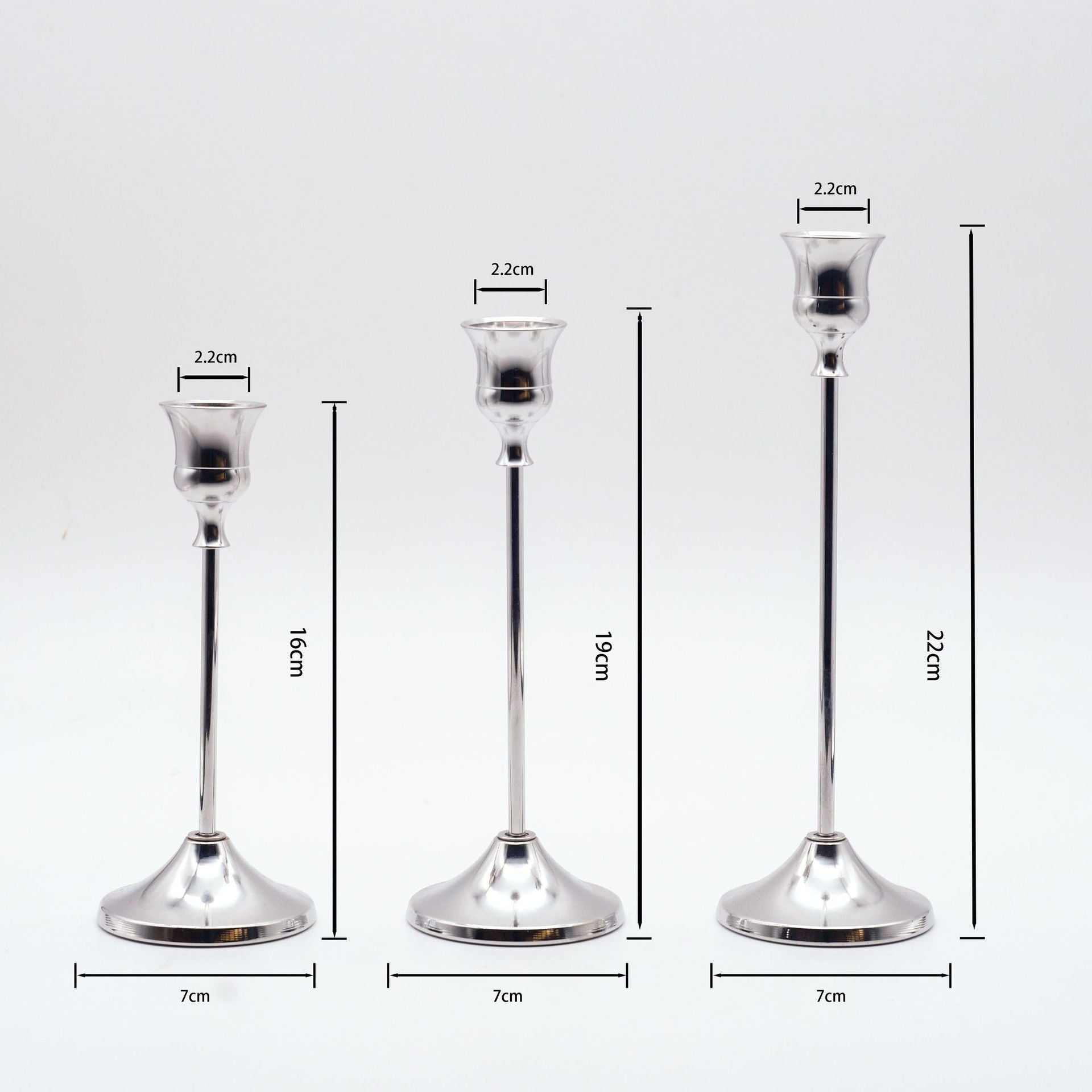 Boomart™ Set of 3 Vintage Candle Holder
