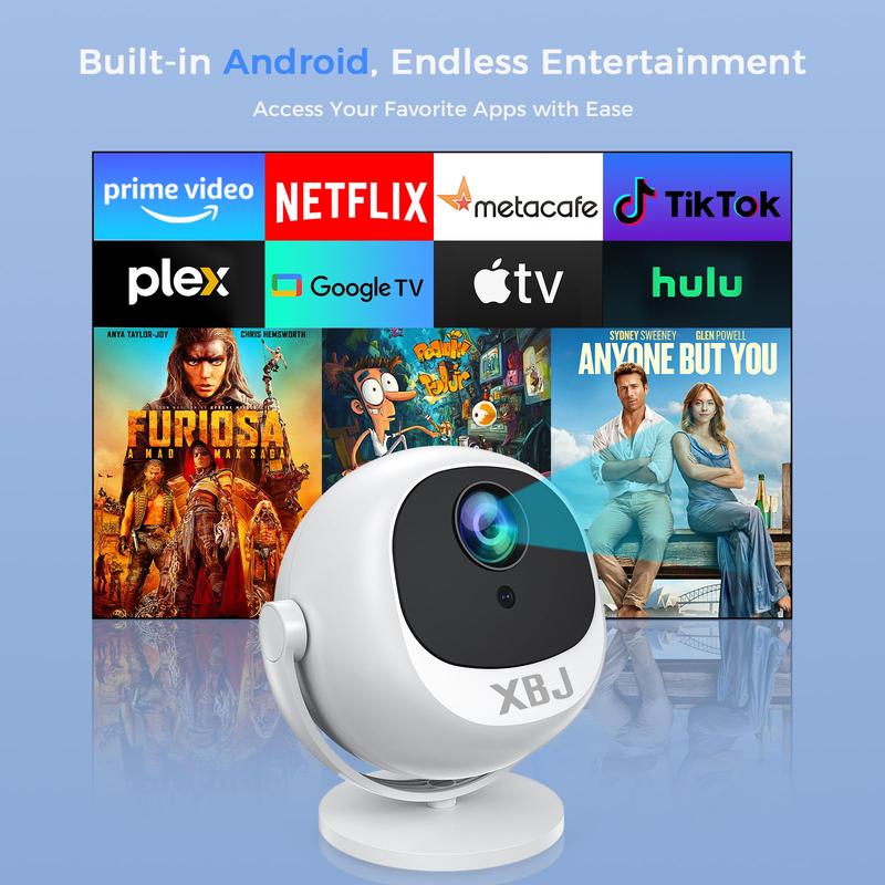 Mini HD Smart Projector – 360° Rotation™