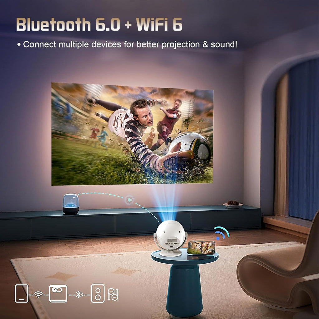 Boomart™ XBJ 2026 4K Mini Projector