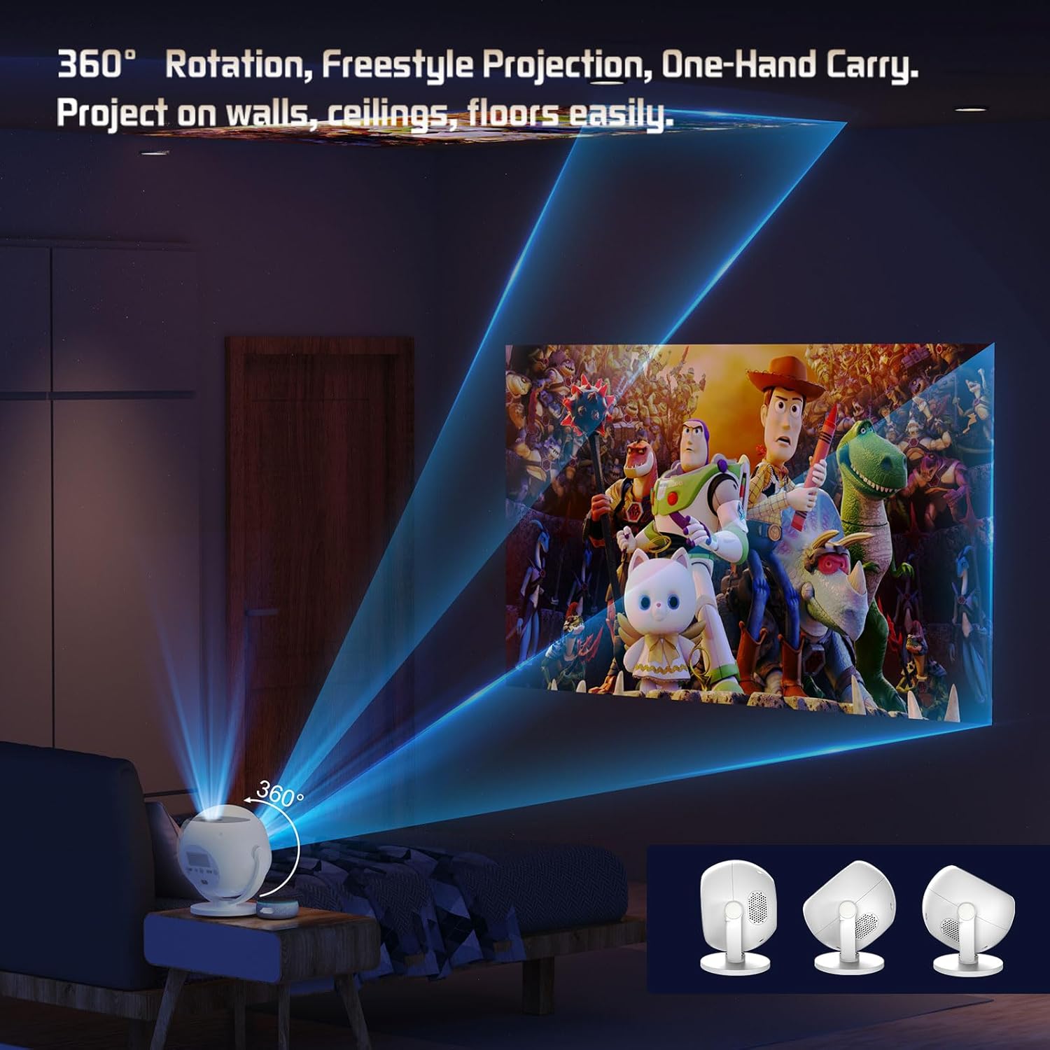 Boomart™ XBJ 2026 4K Mini Projector