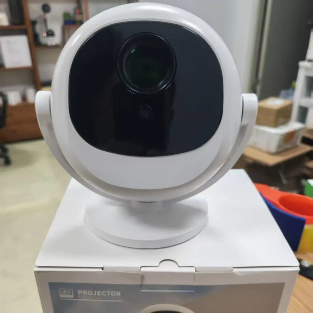 Android 11 Smart Projector with Electric Focus, 5G WiFi & Bluetooth